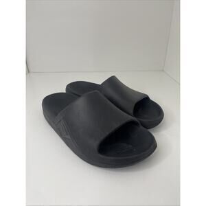 Gymshark Rest Day Slides Unisex Sandals Black Size 6